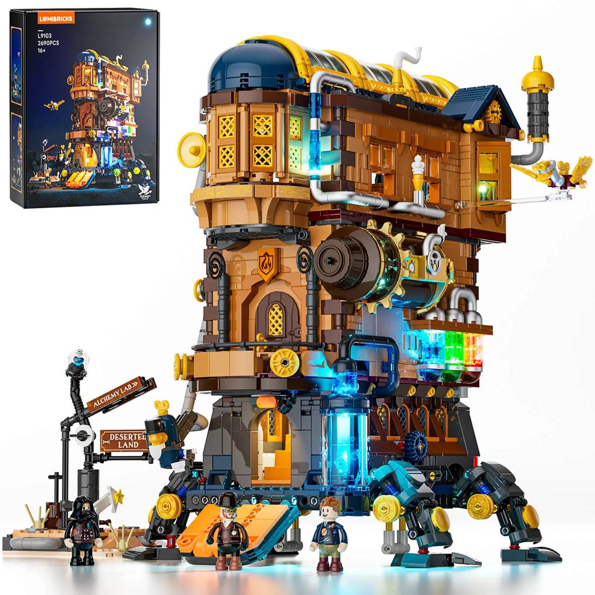 Lumibricks Alchemist's Moving Castle • Set L9103 • SetDB