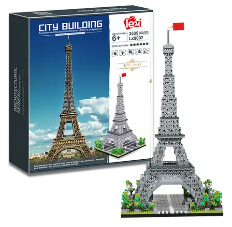 Lezi Big Ben • DIAMOND BLOCKS • Set LZ8190 • SetDB