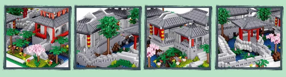 Lezi Suzhou Garden • DIAMOND BLOCKS • Set LZ8202 • SetDB