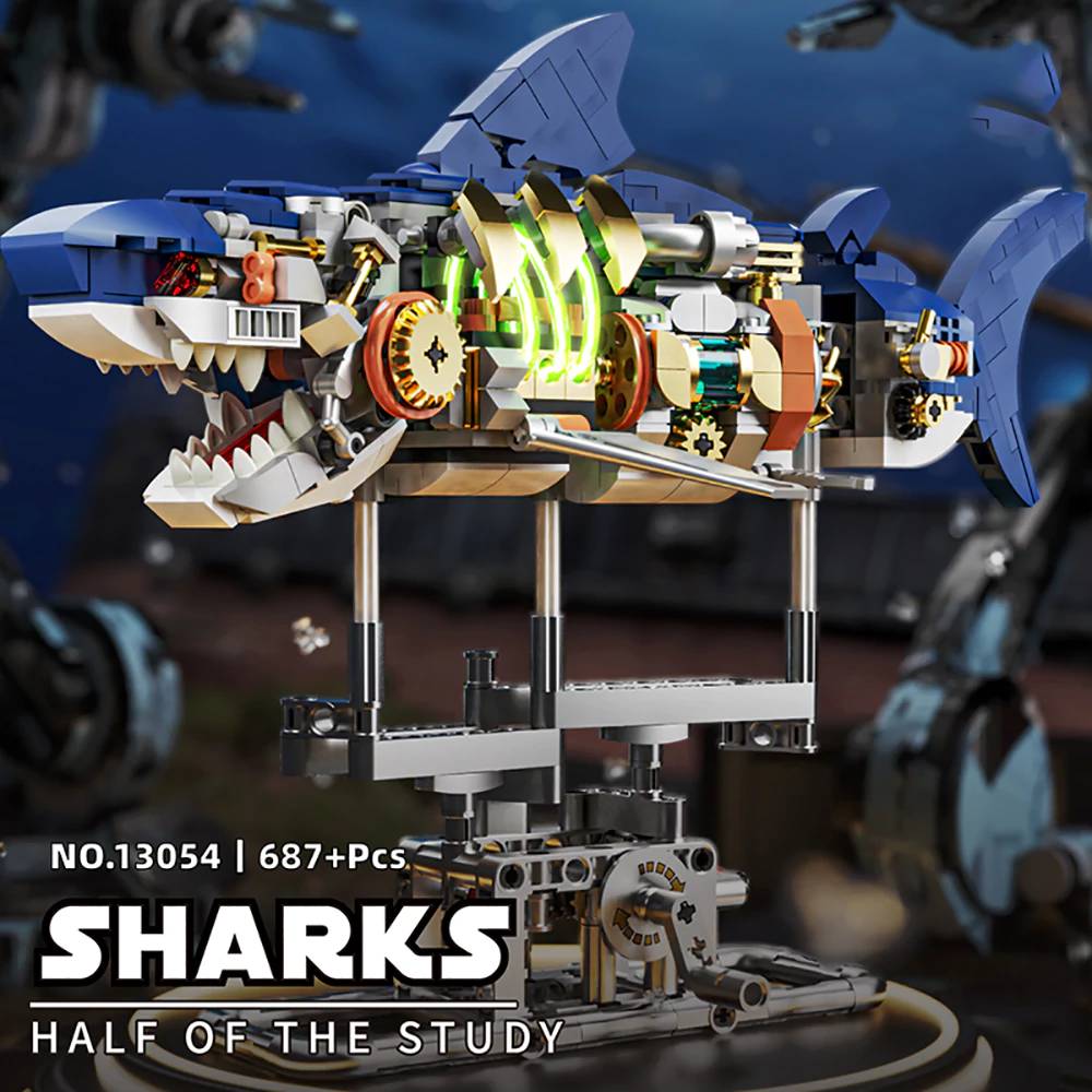 MJI Sharks Machinery • Set 13054 • SetDB • Merlins Bricks