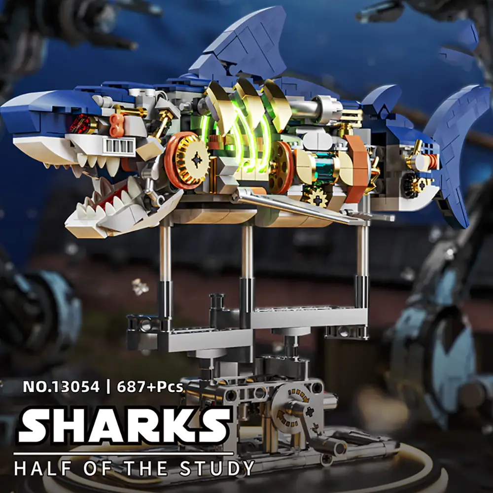 MJI Sharks Machinery • Set 13054 • SetDB • Merlins Bricks