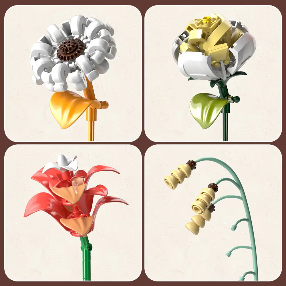 MJI Flower • Set 13068 • SetDB • Merlins Bricks