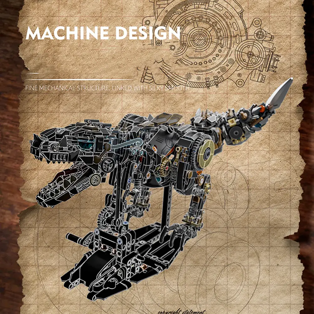 MJI Semi Mechanical Dinosaur • Set 13087 • SetDB