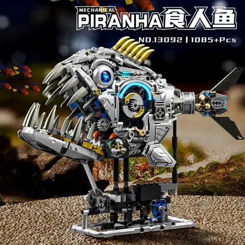 MJI Mechanical Piranha • Set 13092 • SetDB • Merlins Bricks