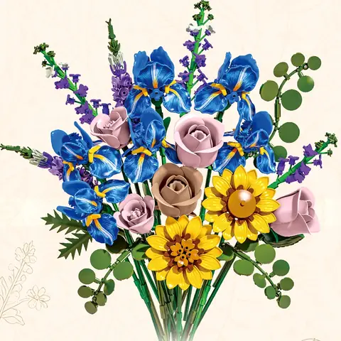 MJI Flower Picture Frame • Set 13062 • SetDB