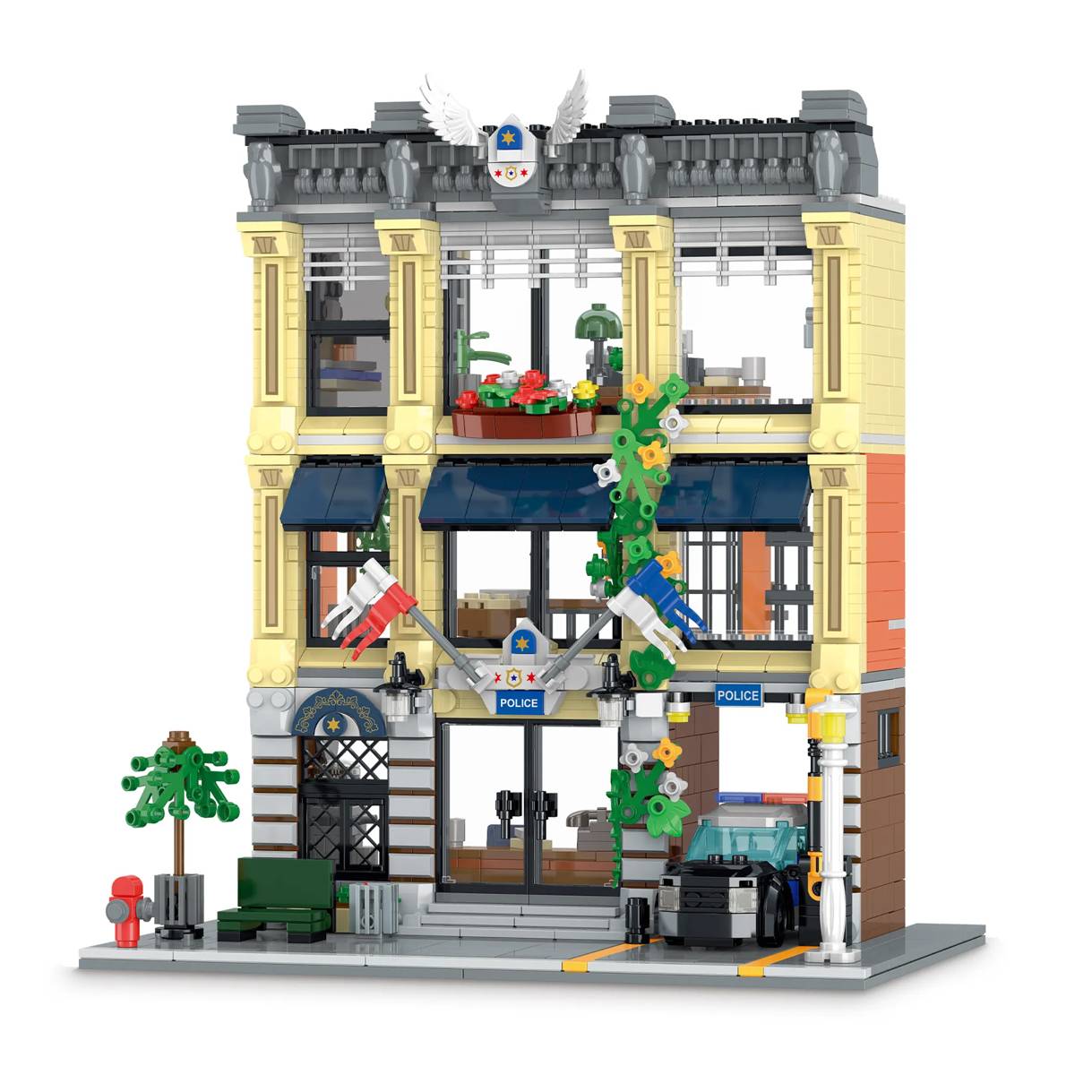 Le poste de police rétro (MOR-020123) — Prix et comparaison | Brick Broker
