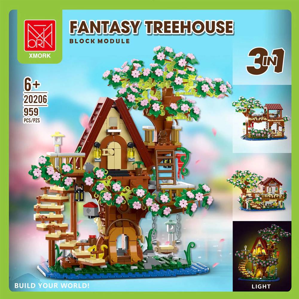 Maison dans les arbres fantastique 3 en 1 (MOR-020206) — Prix et comparaison | Brick Broker