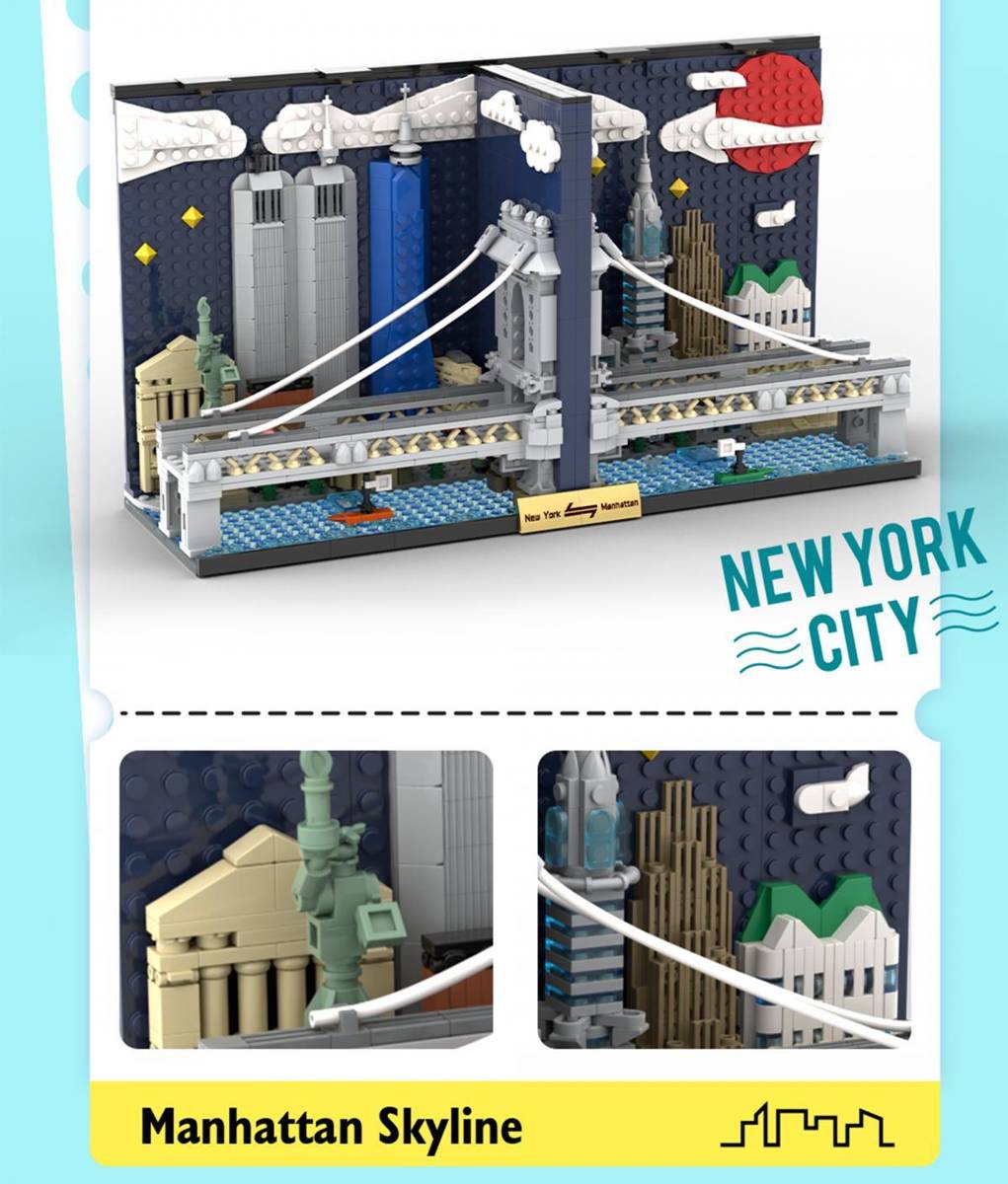 Serre-livres - New York (MOR-028008) — Prix et comparaison | Brick Broker