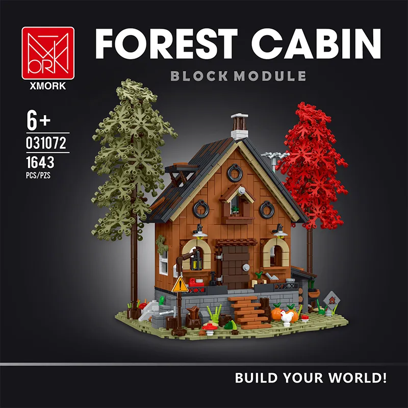 から厳選した Forest Mork Cabin Bricks Merlins • SetDB • 031072 Set • 建具