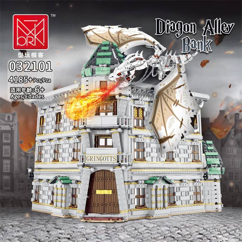 Gringotts Bank & Dragon Ironbelly ukrainien - Chemin de Traverse (MOR-032101) — Prix et comparaison | Brick Broker