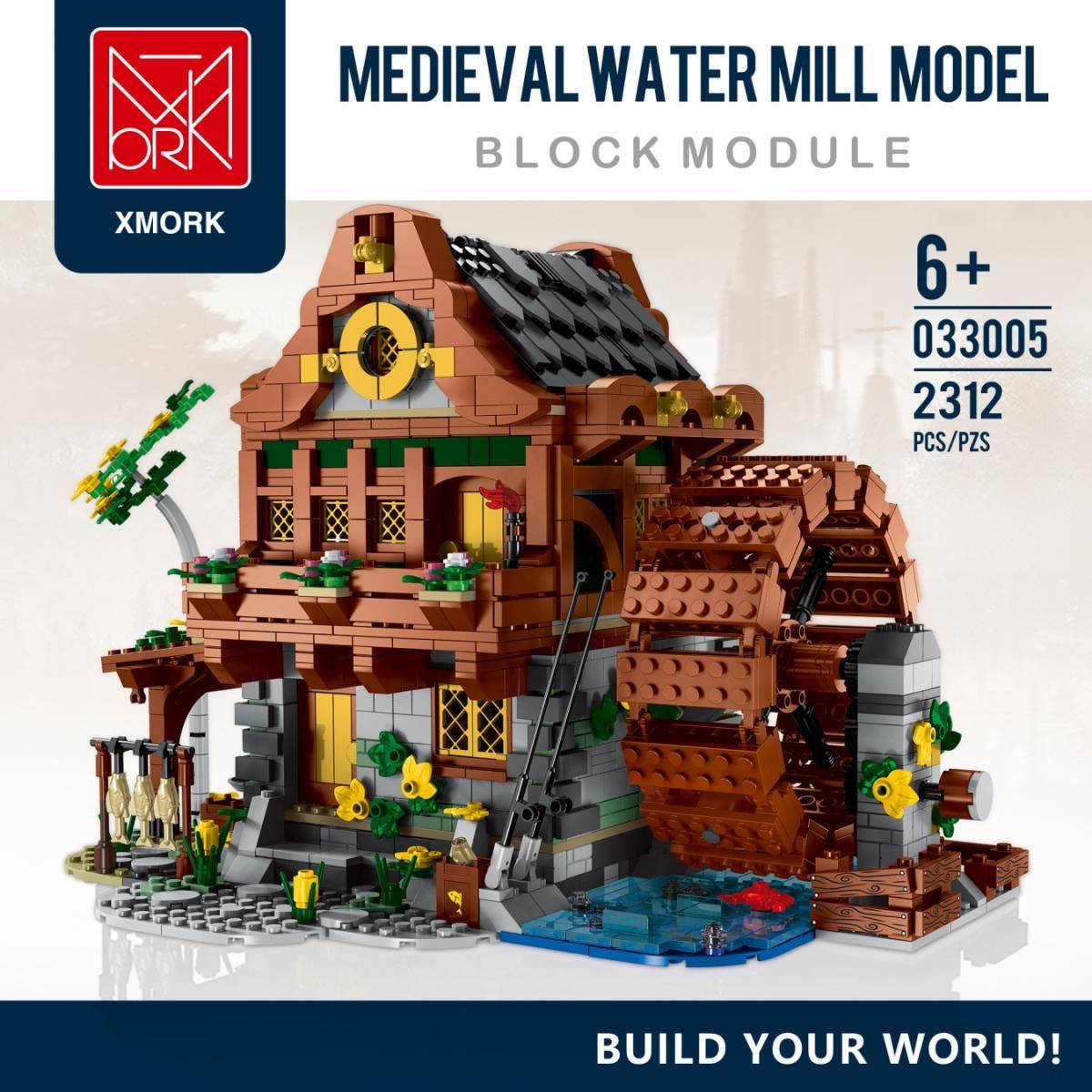 Moulin à eau médiéval (MOR-033005) — Prix et comparaison | Brick Broker