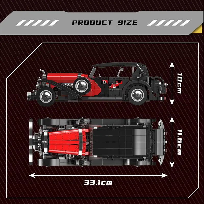 Mould King 10116 Giocattoli per auto tecniche L'arancione Mura Sport Mould King 10116 Giocattoli per auto tecniche L'arancione Mura Sport