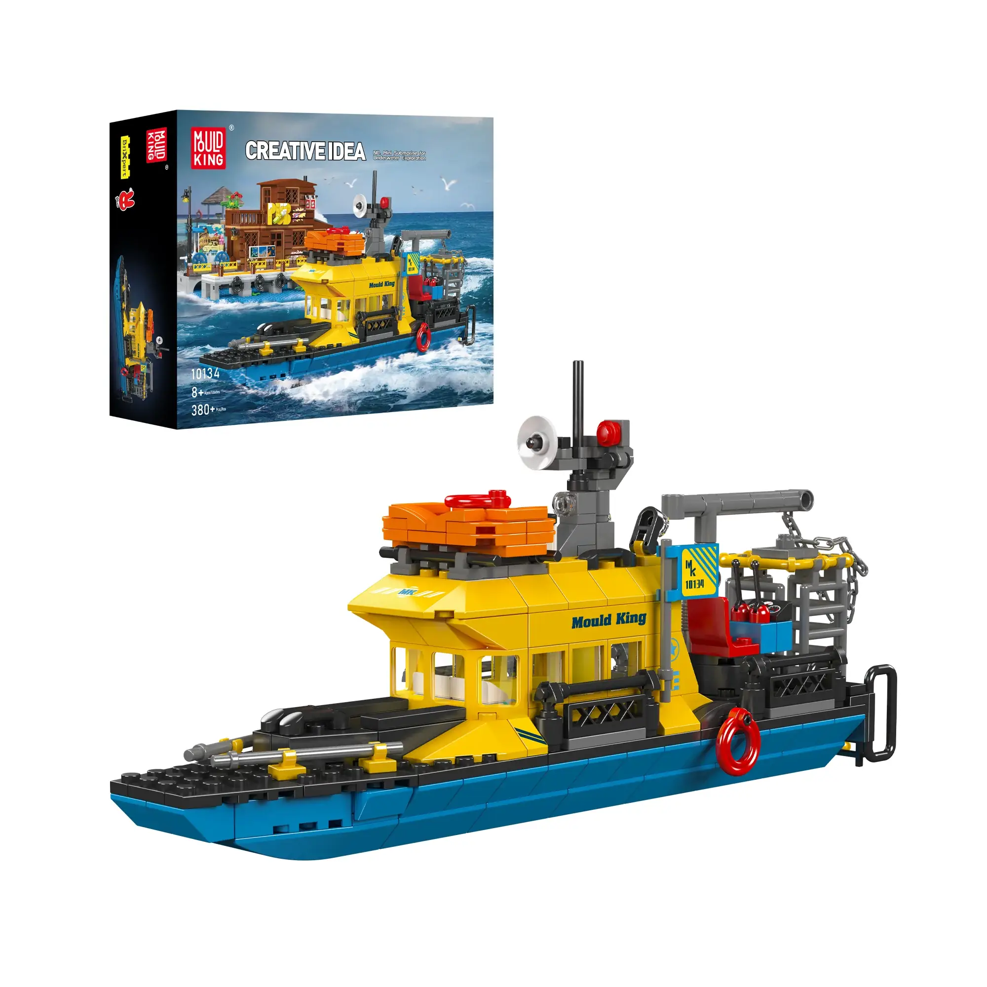 Mould King Mini Underwater Exploration Ship • Set 10134