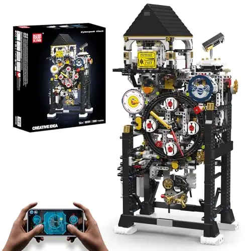 Mould King Cyberpunk Clock • Set 10159 • SetDB