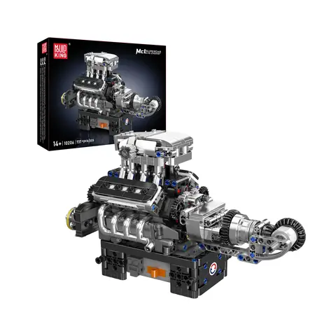 Mould King MCL SUPERCAR V8 ENGINE • Set 10206 • SetDB