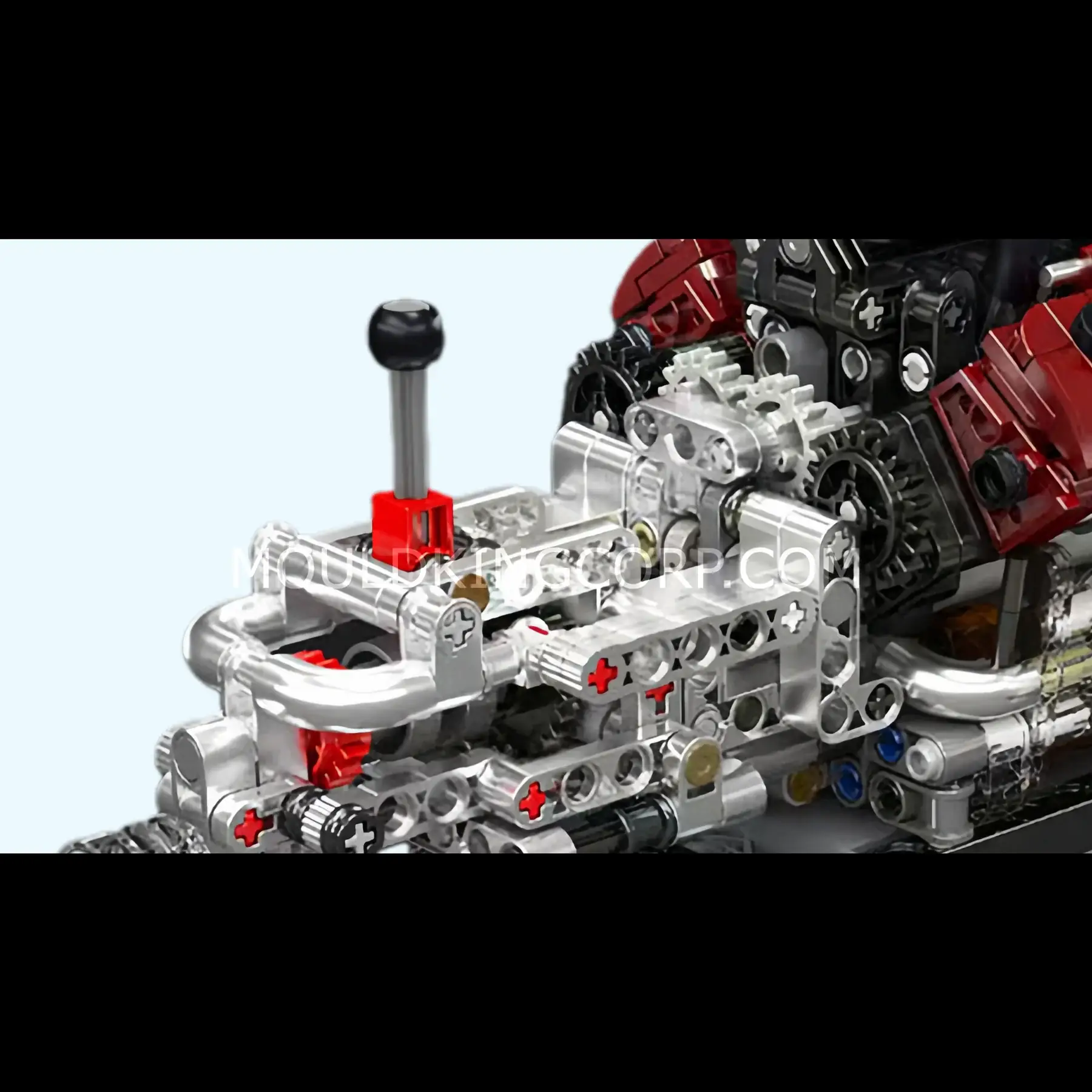 Mould King V8 Engine with Gearbox • Set 10227 • SetDB