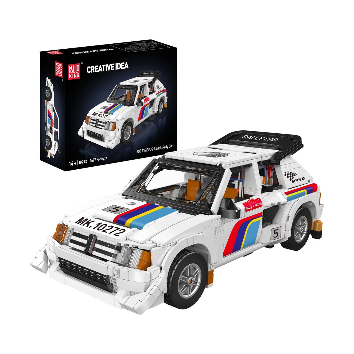 Voiture de rallye classique 205 T16 EVO2 (MOU-10272) — Prix et comparaison | Brick Broker