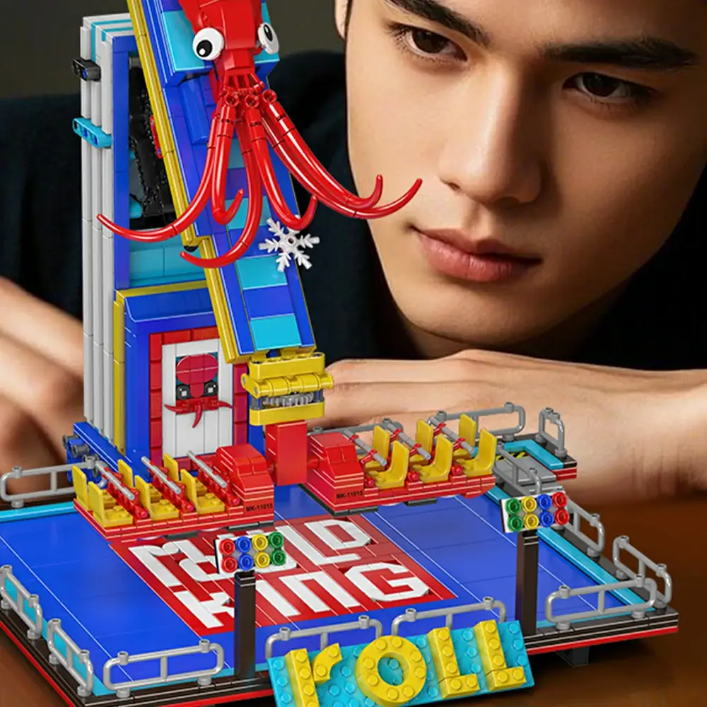 Mould King Octopus Spin Ride • Set 11015 • SetDB