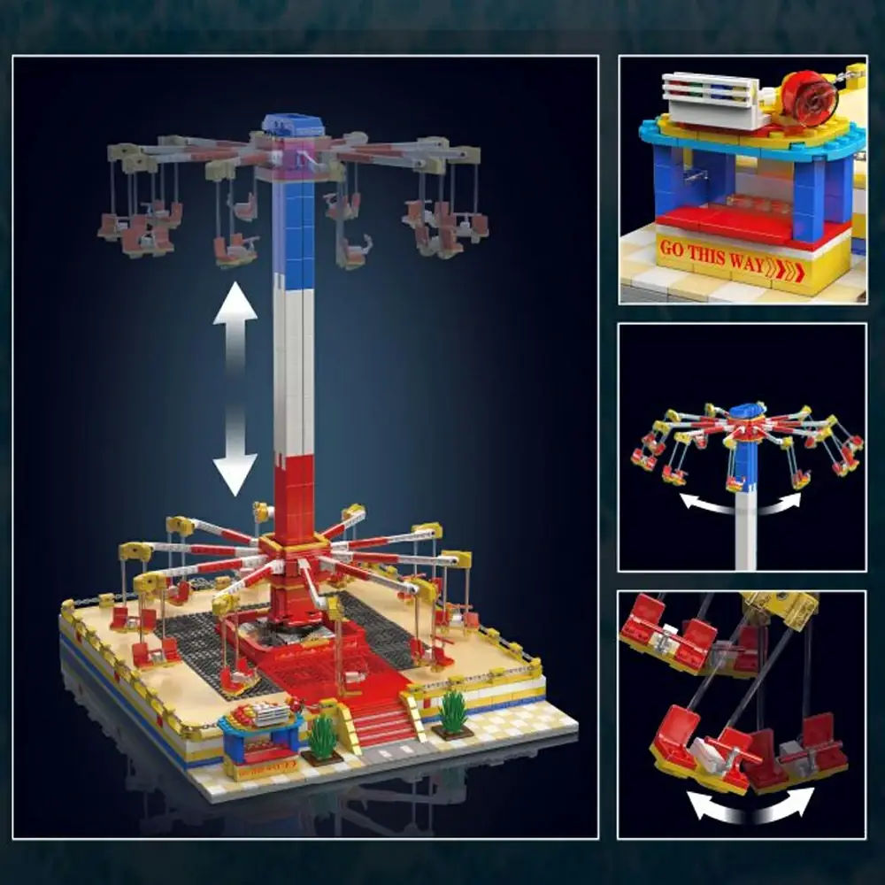 Mould King 11016 - Vliegende Schommelrit - Afbeelding 5