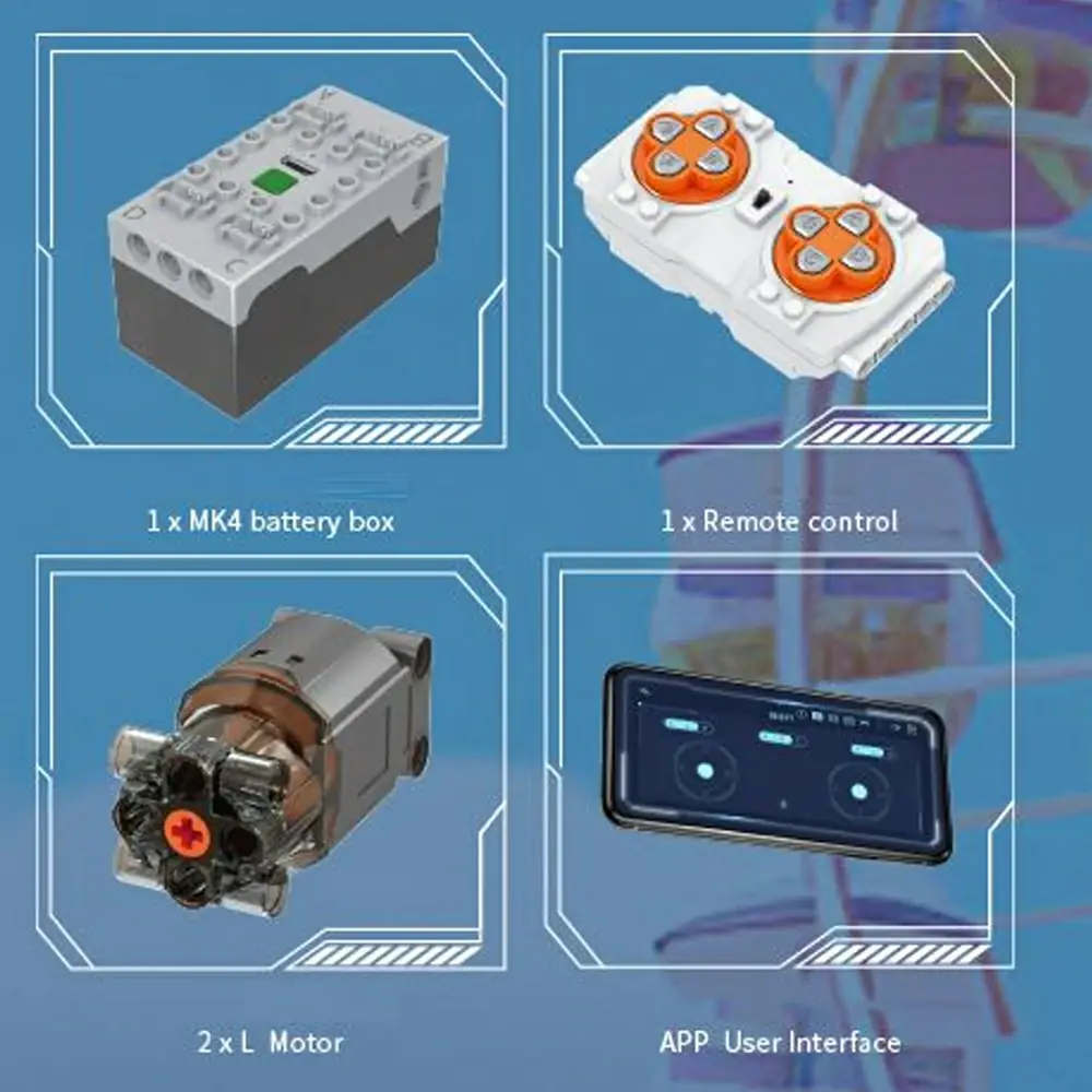 Mould King 11016 - Vliegende Schommelrit - Afbeelding 2
