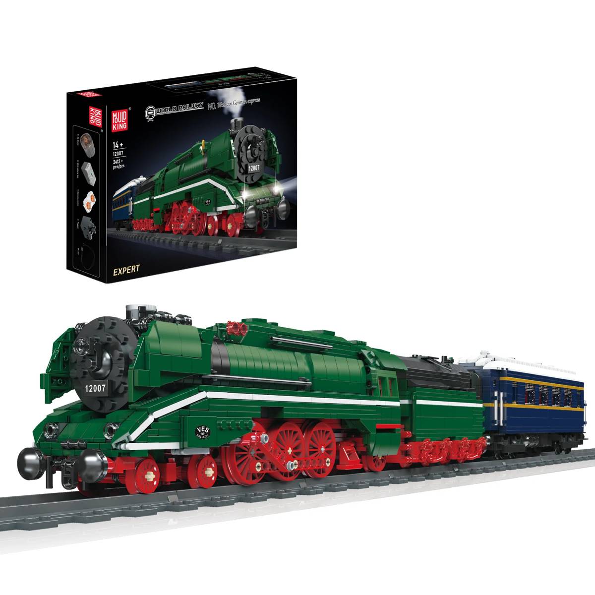 Train express allemand BR18 201 (MOU-12007S) — Prix et comparaison | Brick Broker