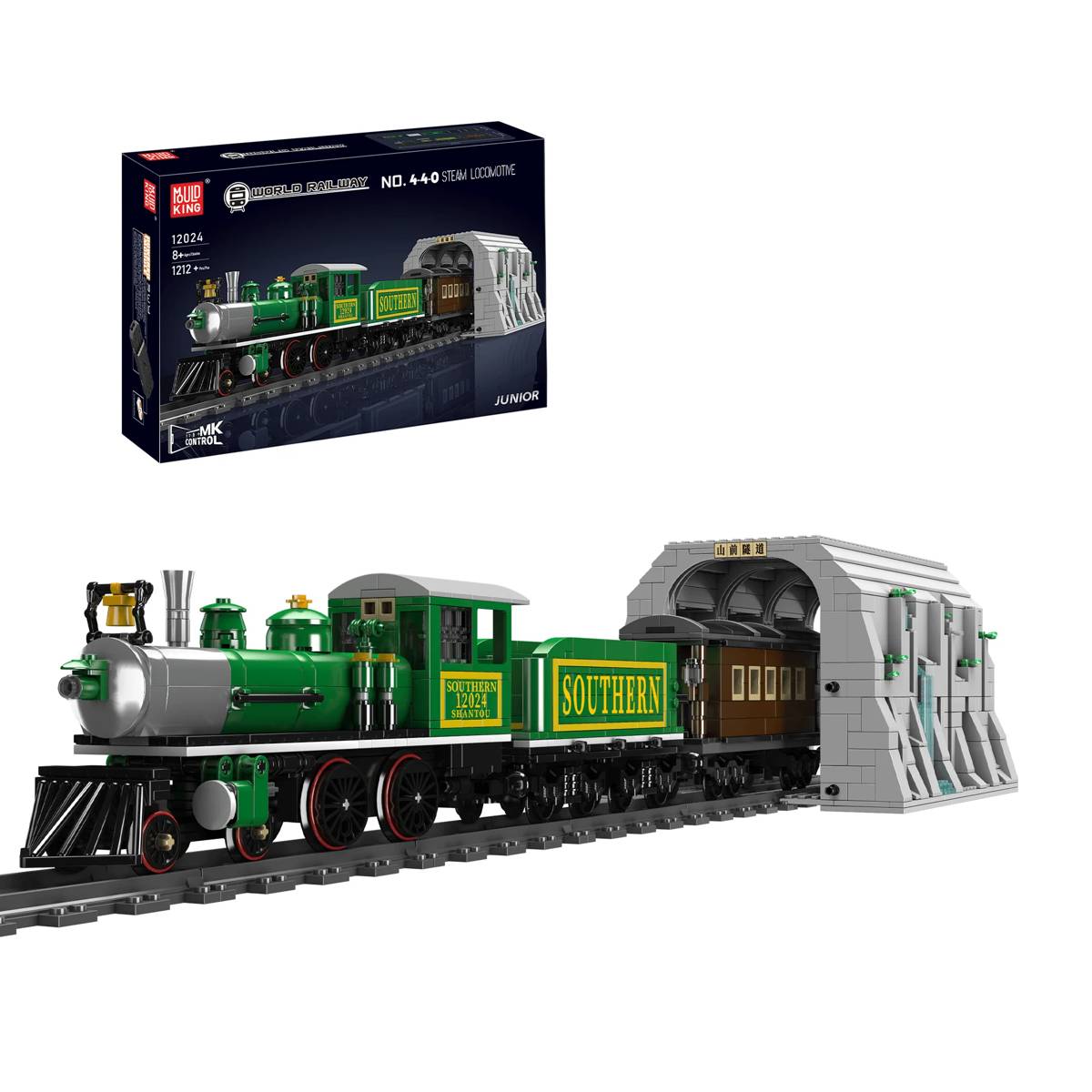Locomotive à vapeur 4-4-0 (MOU-12024) — Prix et comparaison | Brick Broker