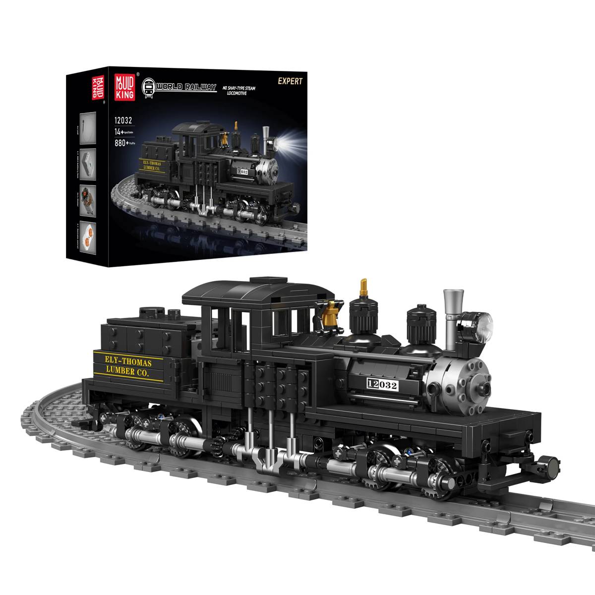 Locomotive à vapeur de type Shay (MOU-12032) — Prix et comparaison | Brick Broker