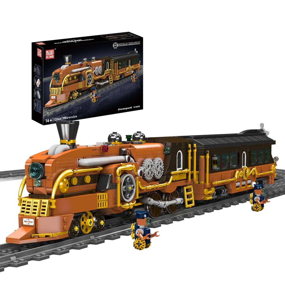 Train steampunk (MOU-12046) — Prix et comparaison | Brick Broker