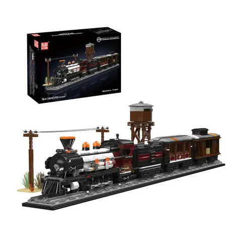 Mould King 12044 Ensemble de construction de locomotive, kit de blocs de construction de
