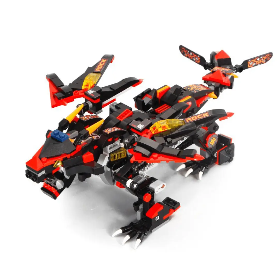 Mould King Ninja Mech Dragon Black 2.4 GHz • Set 13021