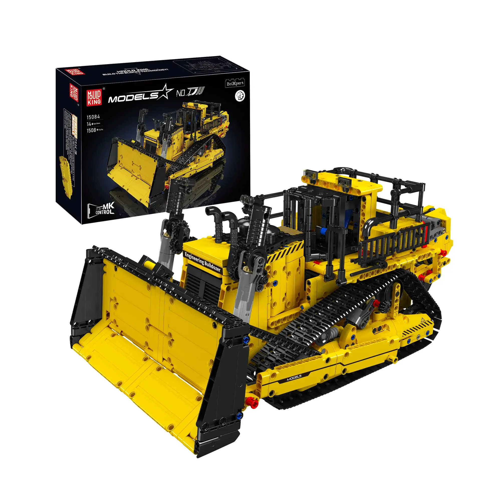 Mould King Bulldozer • Set 15084 • SetDB • Merlins Bricks