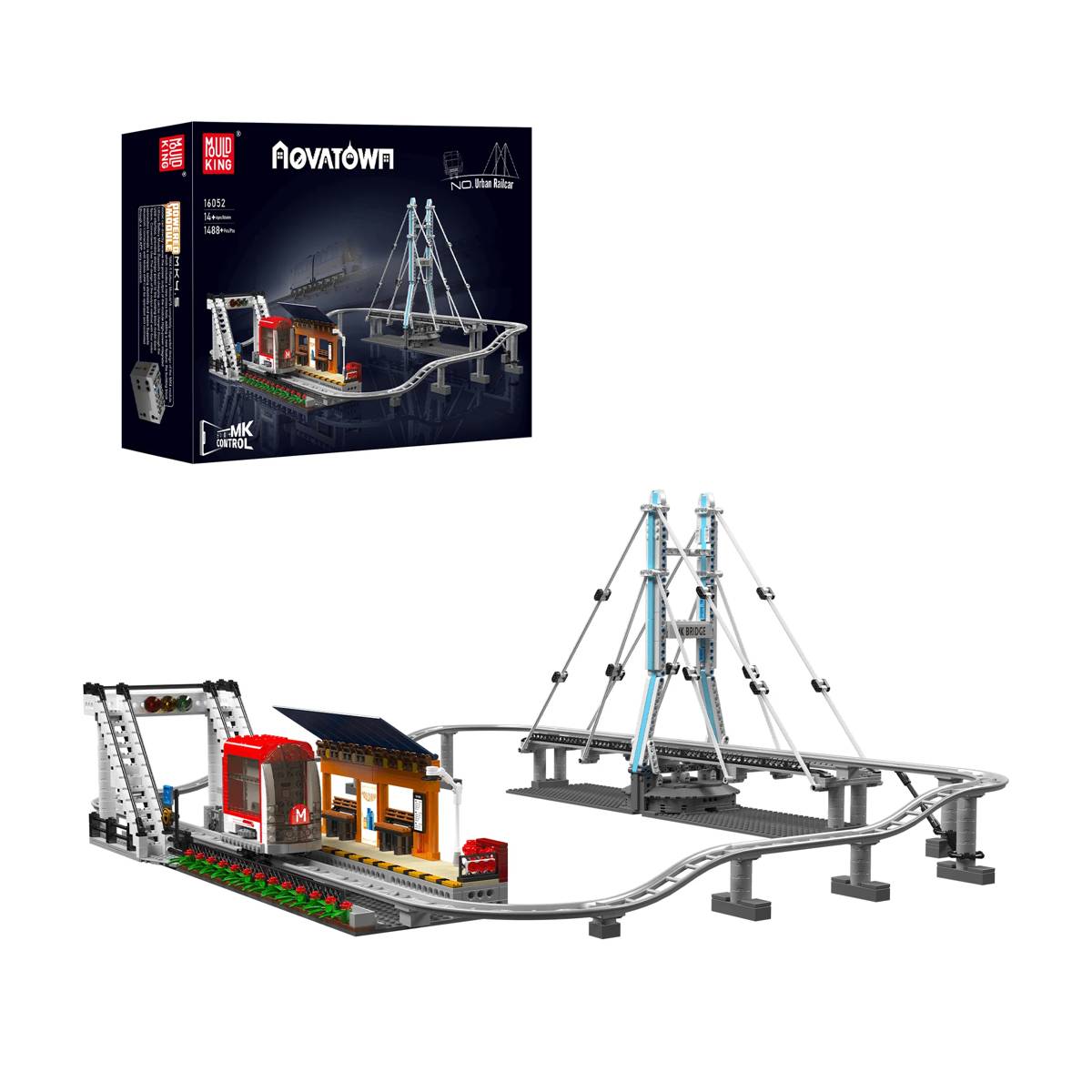 Mould King Urban Railcar • Set 16052 • SetDB