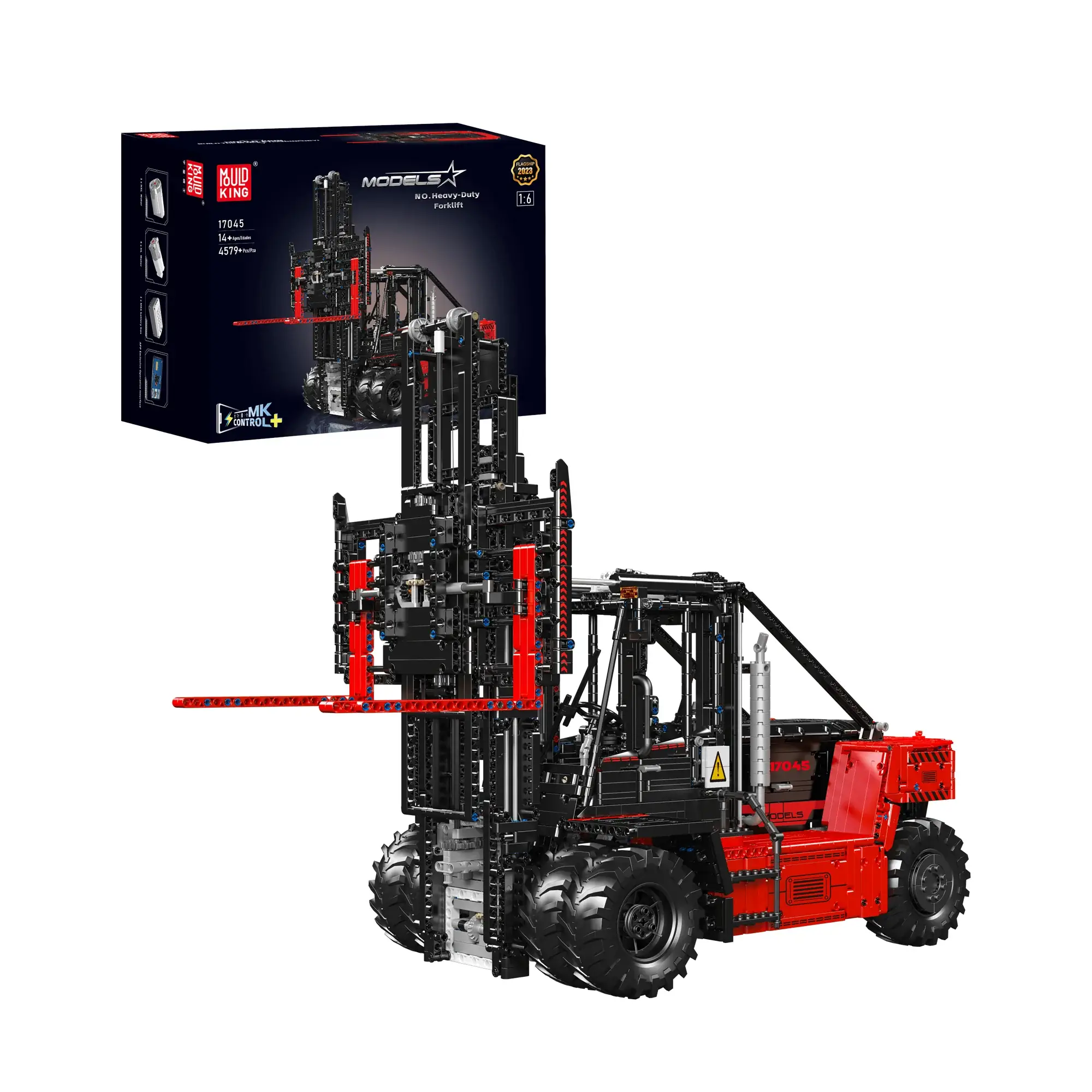 Mould King Heavy-Duty Forklift • Set 17045 • SetDB