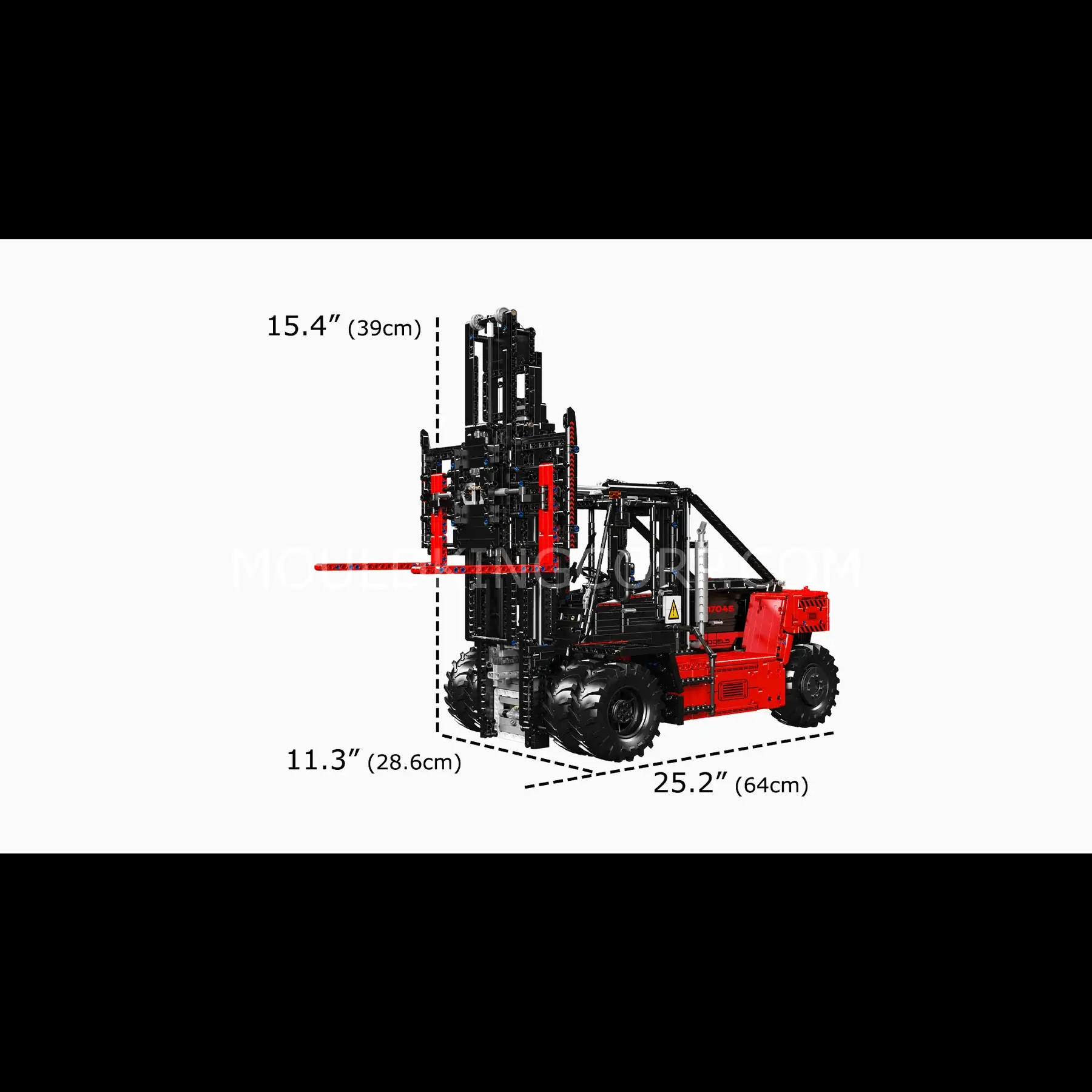 Mould King Heavy-Duty Forklift • Set 17045 • SetDB