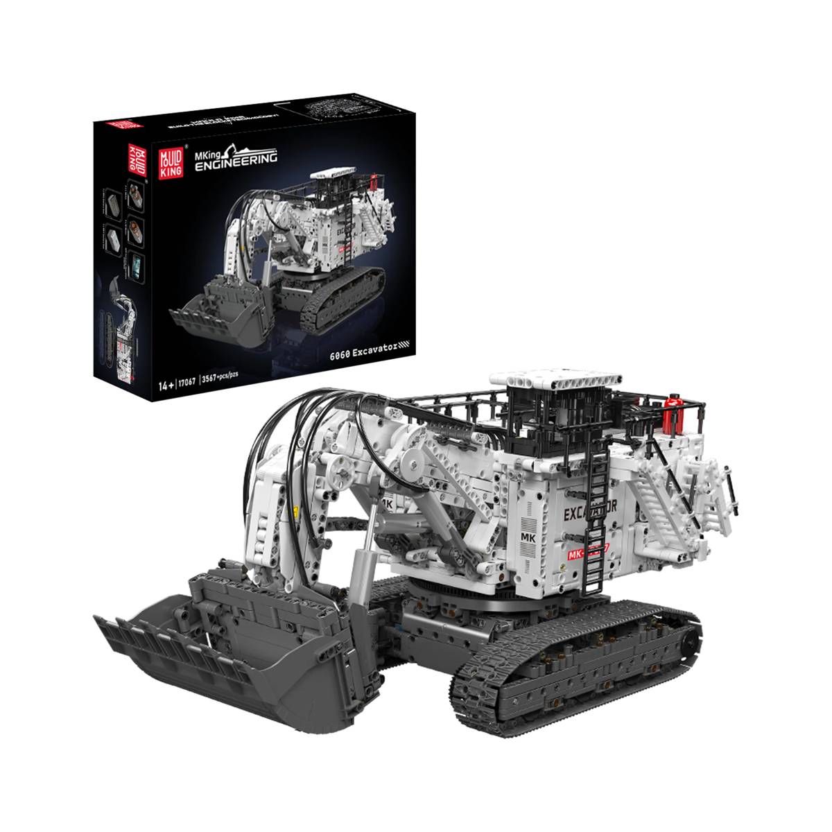 Mould King 6060 Excavator • Set 17067 • SetDB