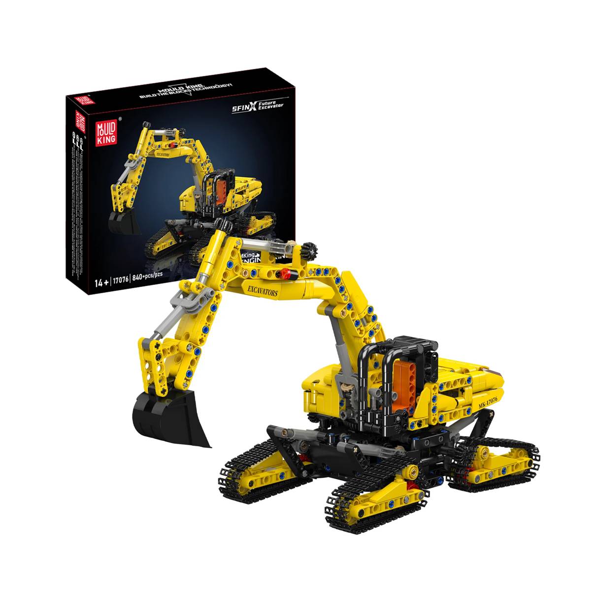 Mould King SFINX Future Excavator • Set 17076 • SetDB