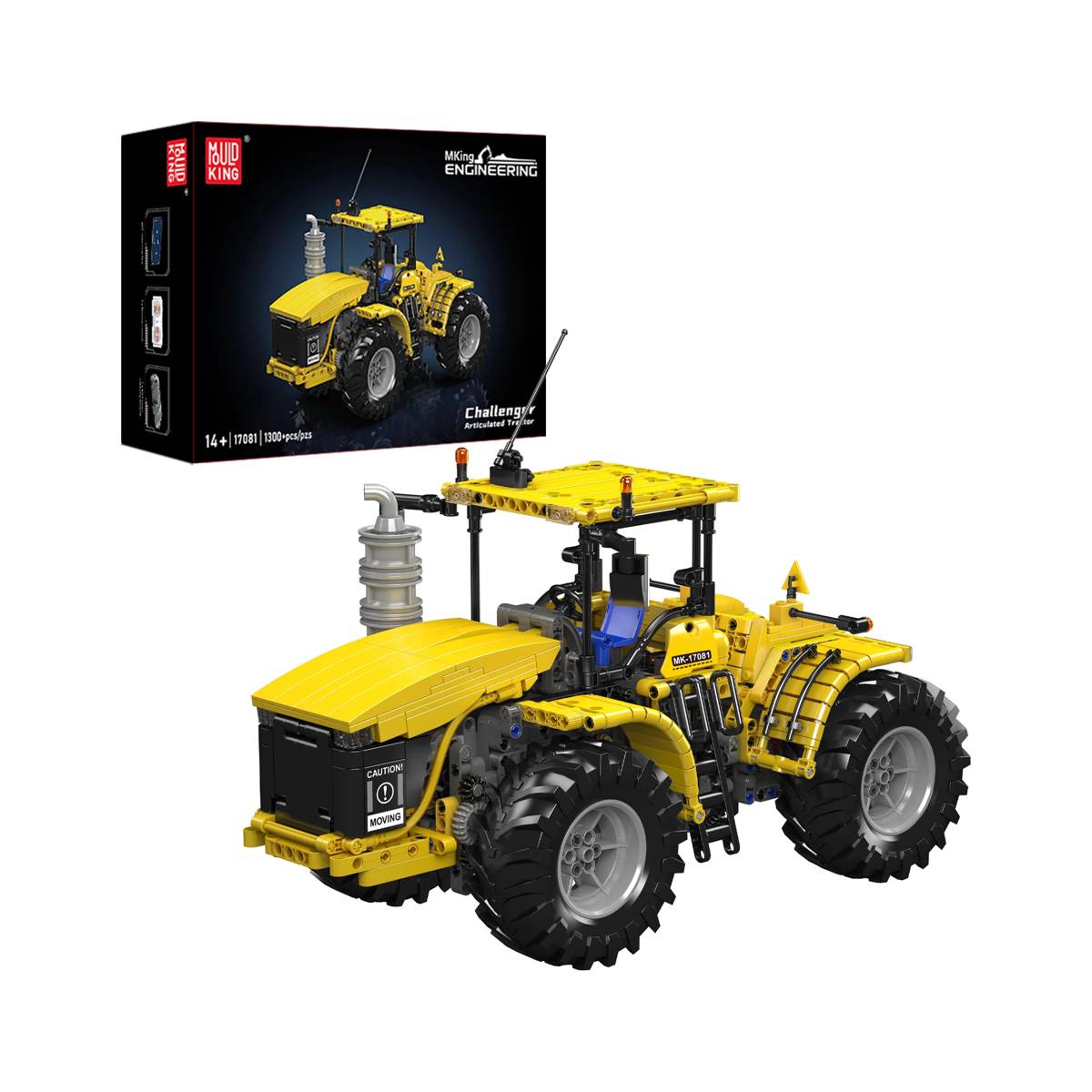 Tracteur articulé jaune (MOU-17081) — Prix et comparaison | Brick Broker