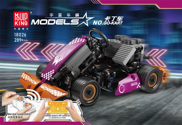 Karting RC violet (MOU-18026) — Prix et comparaison | Brick Broker