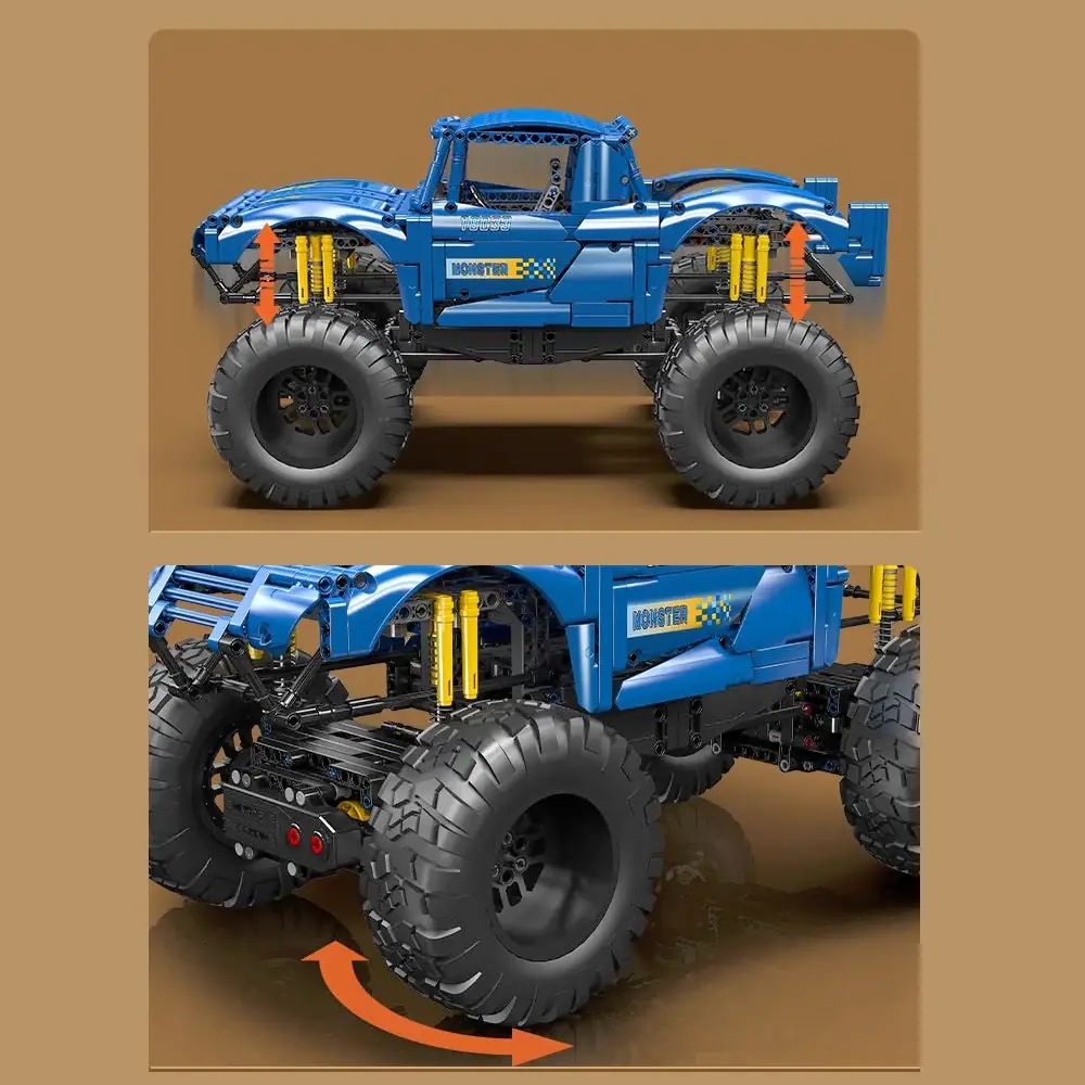 Mould King Bigfoot Monster Truck • Set 18039 • SetDB