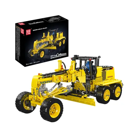 Mould King GD655-6 Motor Grader • Set 19023 • SetDB