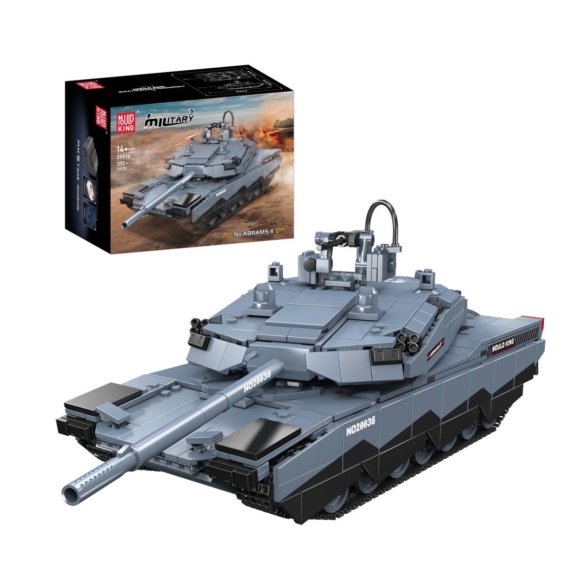 Mould King ABRAMS-X Tank • Set 20036 • SetDB