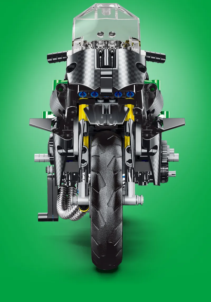 Mould King Motorcycle • Set 23002 • SetDB • Merlins Bricks