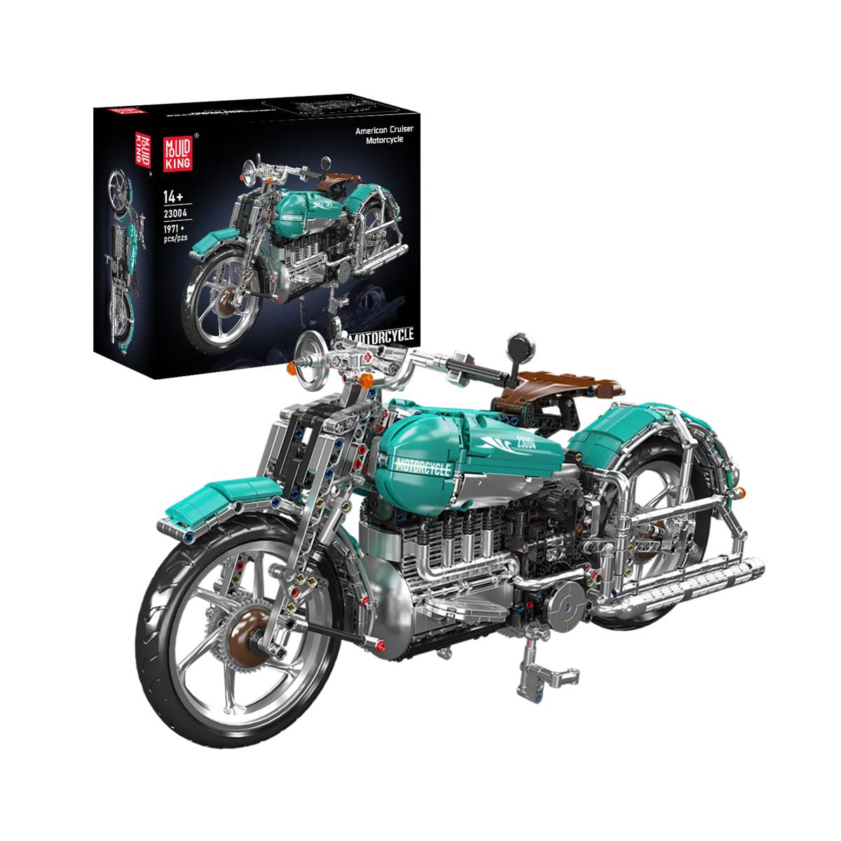 Mould King American Cruiser Motorcycle • Set 23004 • SetDB
