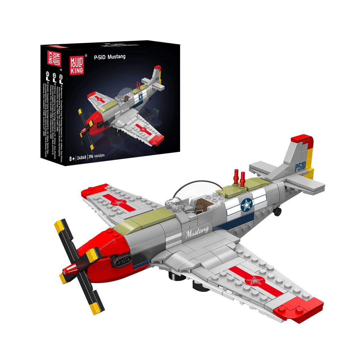 P-51D Mustang (MOU-24068) — Prix et comparaison | Brick Broker