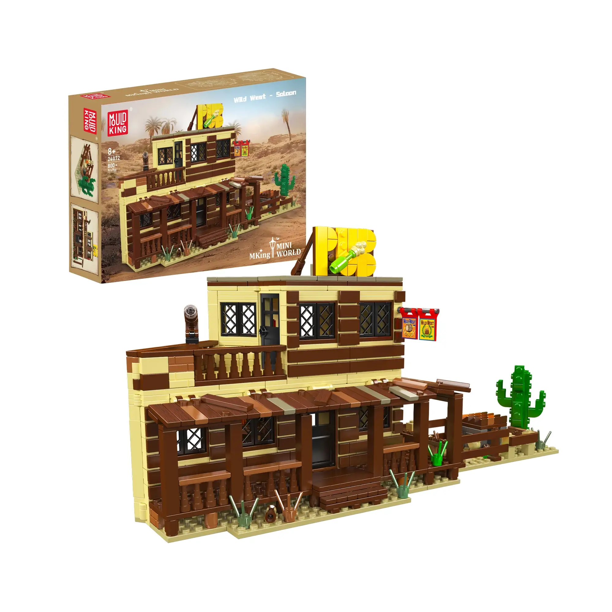 Mould King Wild West-Saloon • Set 24072 • SetDB