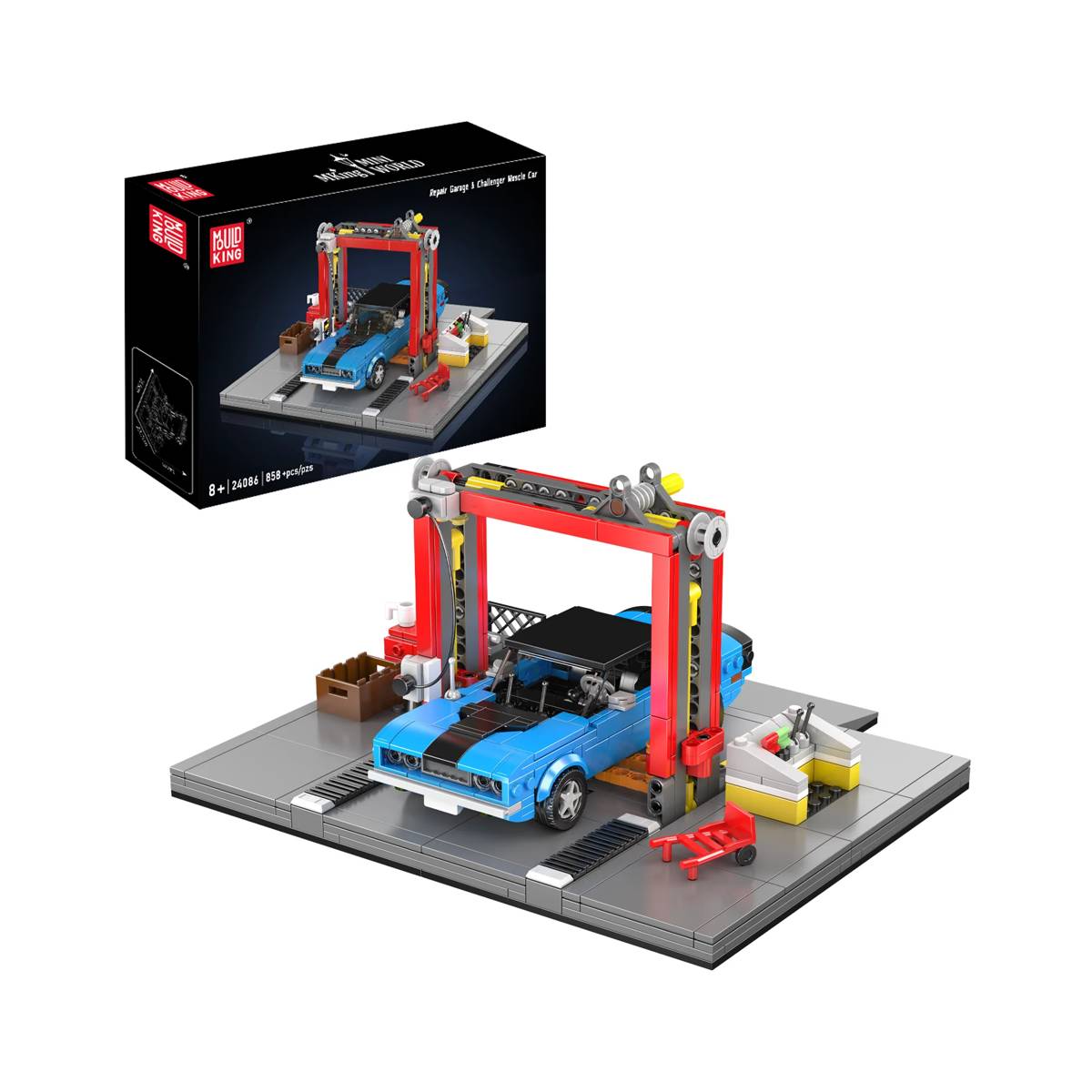 Garage de réparation & Muscle Car Challenger (MOU-24086) — Prix et comparaison | Brick Broker