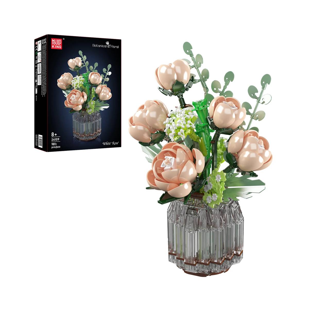 Rose blanche (MOU-24109) — Prix et comparaison | Brick Broker