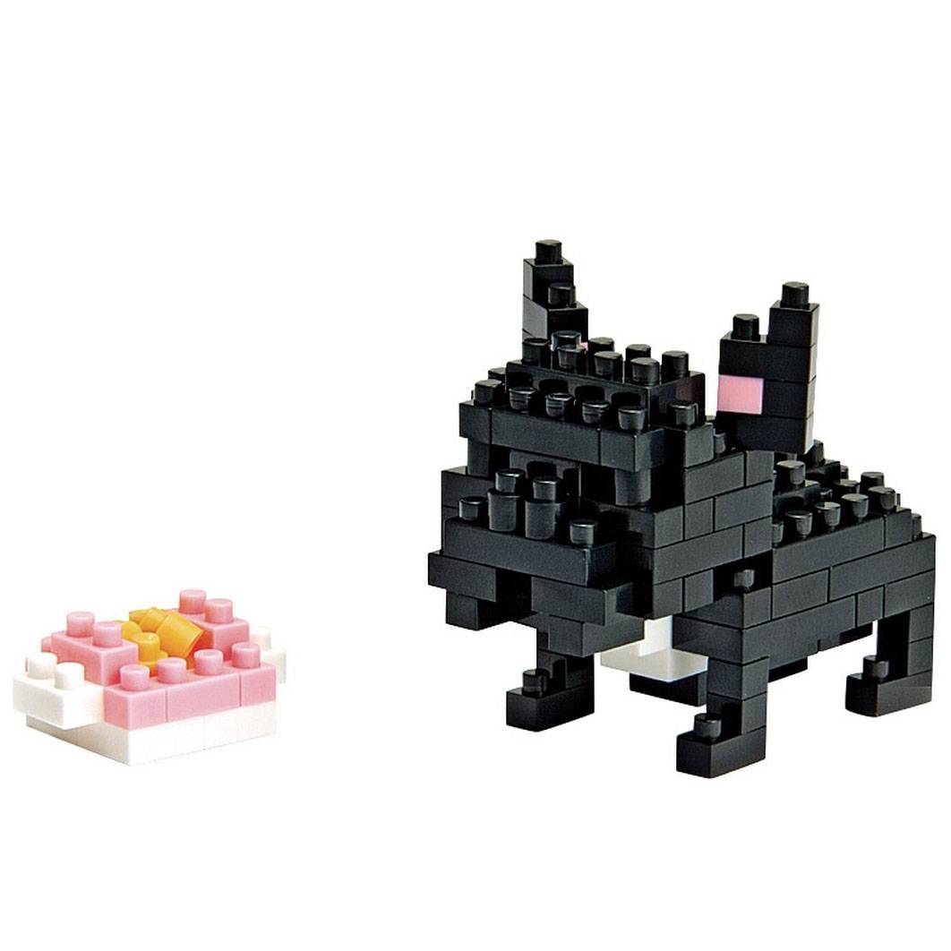 nanoblock French Bulldog schwarz • DIAMOND BLOCKS