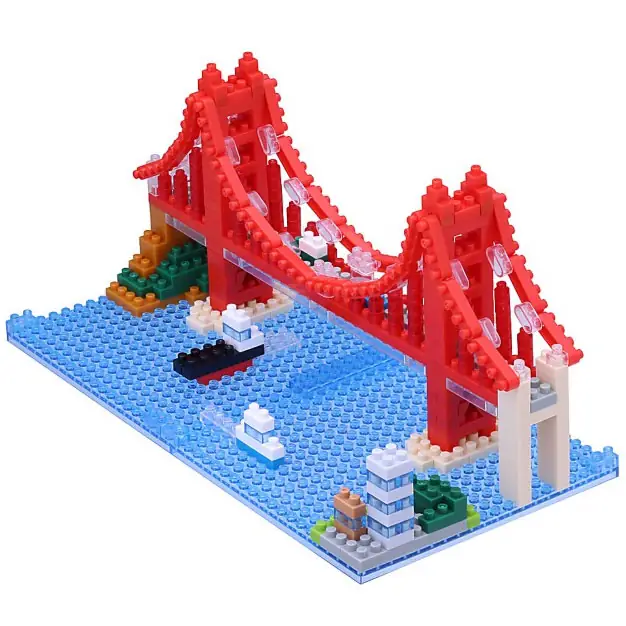 nanoblock Golden Gate Bridge • DIAMOND BLOCKS • Set NBH-116