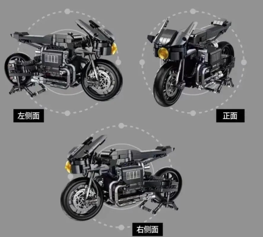 Panlos Black Motorcycle • Set 672009 • SetDB